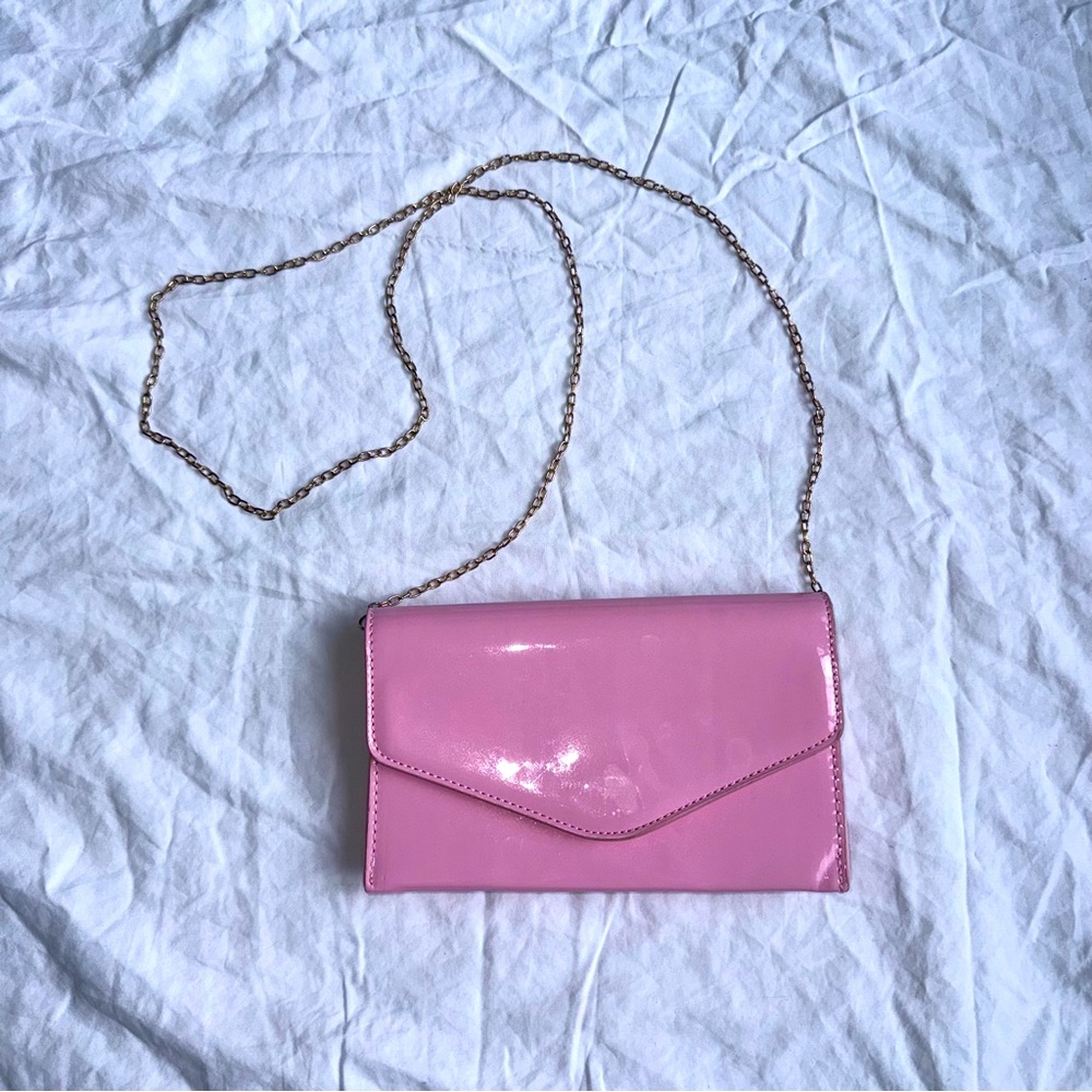 STEVE MADDEN PLEATHER ENVELOPE BAG